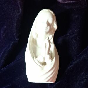 Elegant White Ceramic Figurine